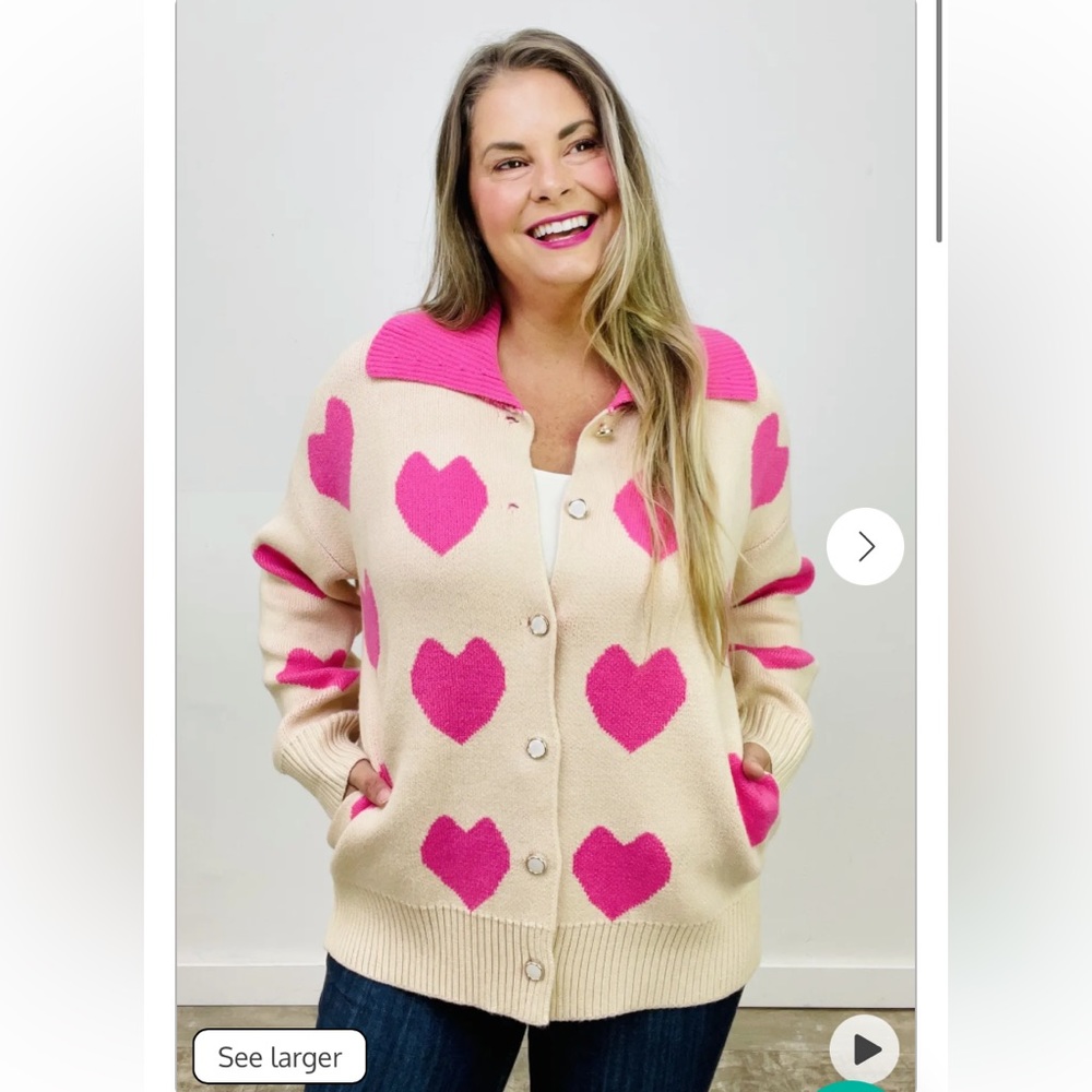 Hearts of hearts sweater